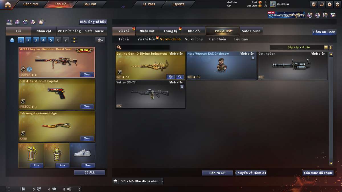 shop acc cf uy tin gia re